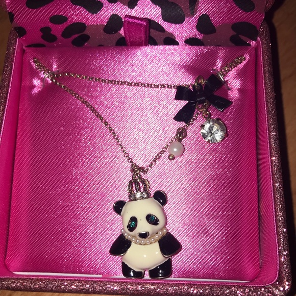 Betsey Johnson Panda Necklace - Picture 2 of 2